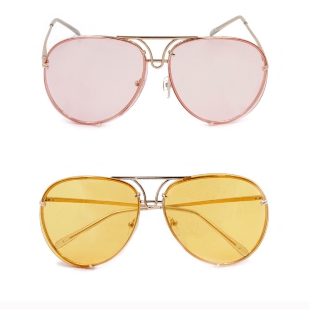 1 PAIR LEFT❗️❗️Oversized aviator sunglasses - Picture 3 of 6